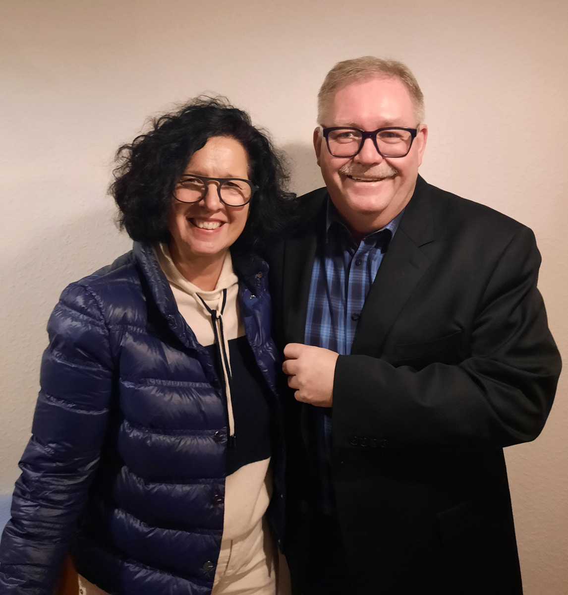 Das Foto zeigt das Führungsduo der Gresaubacher FDP: Daniela Ferring (stv. Ortsvorsteherin) und Ortsvorsteher Fred Metschberger (Foto: Bernhard Ferring)