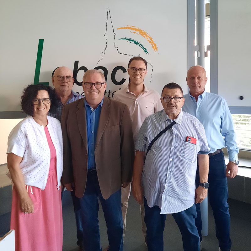 Daniela Ferring, Peter Serwe, Fred Metschberger (Beigeordneter und Fraktionsvorsitzender), Eric Spaniol (stv. Fraktionsvorsitzender), Christoph Brendel und unser neues Fraktionsmitglied Michael Schwinn (Foto: Jann Sakautzky)